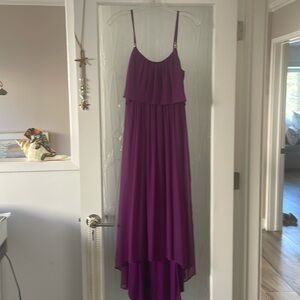 WHBM BEAUTIFUL Fuchsia Layered and Lined Dress !! 🌸size 00